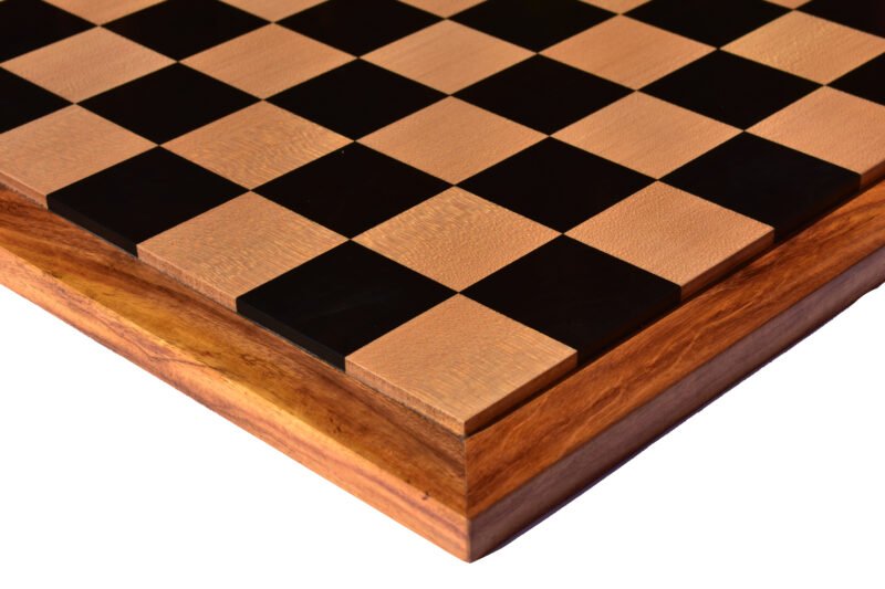 The Classic Fiels Series Maple, Ebony and Sheesham Chess Board